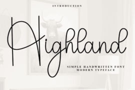 Highland Vibes Font