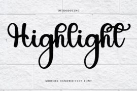 Highlight Font