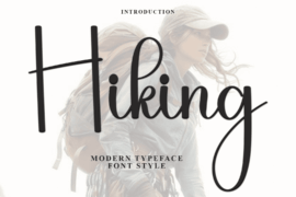 Hiking Font