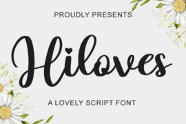 Hiloves Font