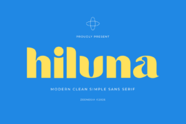 Hiluna Personal Use Only Font