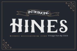 Hines Demo Font