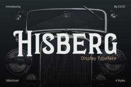 Hisberg Demo Font