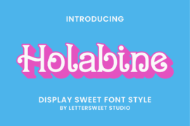 Holabine Demo Font