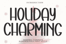 Holiday Charming Font