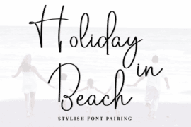 Holiday In Beach Font