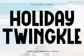 Holiday Twingkle Font