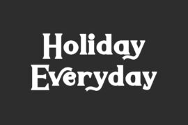HolidayEverydayDemo Font