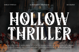 Hollow Thriller Font Family
