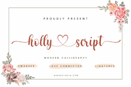 holly script Font