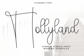 Hollyland Vibes Font