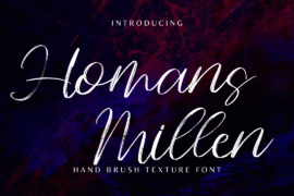 Homans Millen Font