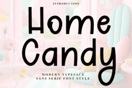 Home Candy Font