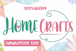 Home Crafts Font