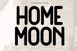 Home Moon Font