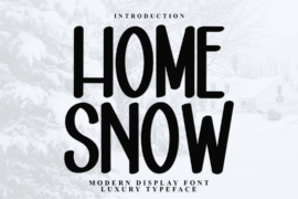 Home Snow Font