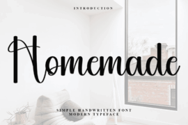 Homemade Beauty Font