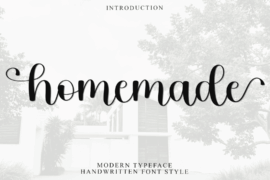 Homemade Creative Font