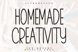 HOMEMADE CREATIVITY Font
