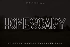 Homescary Font