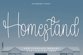 Homestand Font