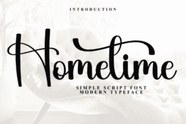 Hometime Font