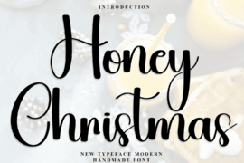 Honey Christmas Font