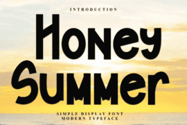 Honey Summer Font
