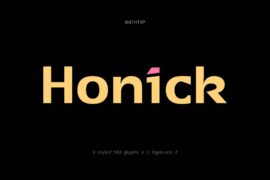 Honick Free Font