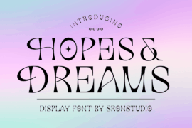 Hopes and Dreams Font