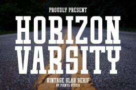 Horizon Varsity Font