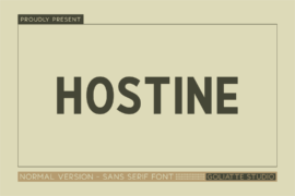 Hostine Font