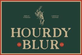 Hourdy Blur Demo Font