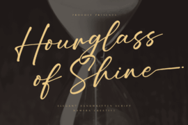 Hourglass Of Shine Font