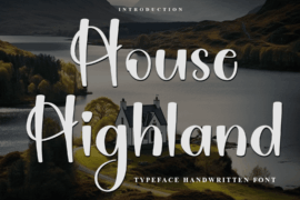 House Highland Font