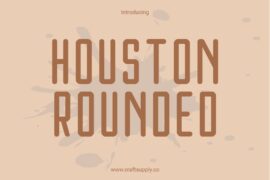 Houston Rounded Demo Font