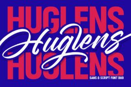 Huglens Script Font