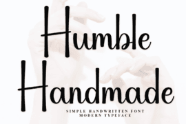 Humble Handmade Font