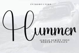 Hummer Balenci Font