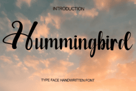 Hummingbird Font