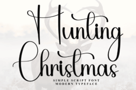 Hunting Christmas Font