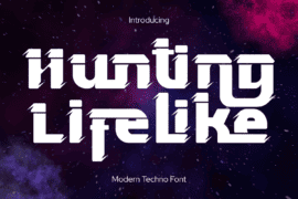 Hunting Lifelike Demo Font