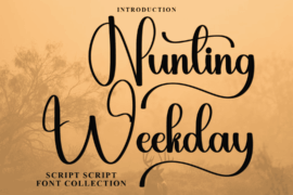 Hunting Weekday Font