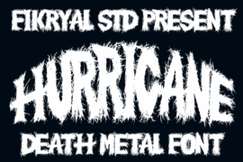 Hurricane Font