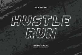 HustleRunDemo Font