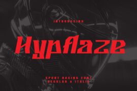 Hypflaze Font Family