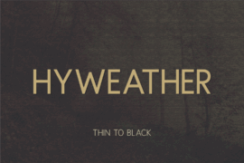 Hyweather Font
