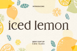 Iced Lemon Demo Font