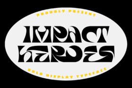 Impact Heroes Demo Font