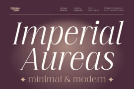 Imperial Aureas Demo Font